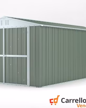 Box garage auto in Acciaio 327x611 19mq verde