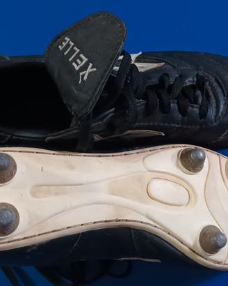 scarpe calcio in pelle tacchetti ferro 40 1/2