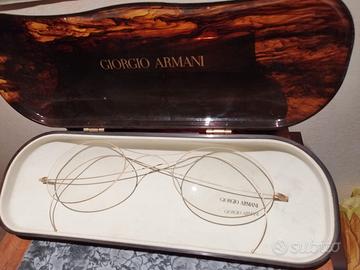 Occhiali giganti Giorgio Armani vintage + Libro.