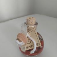 Candela di olio rossa