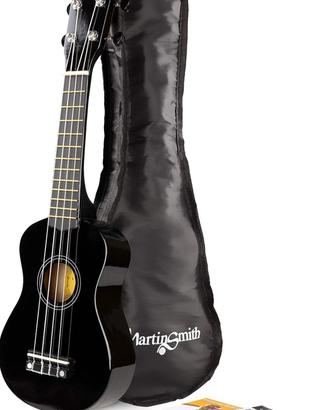 Ukulele soprano chitarra Martin Smith nero - NUOVO