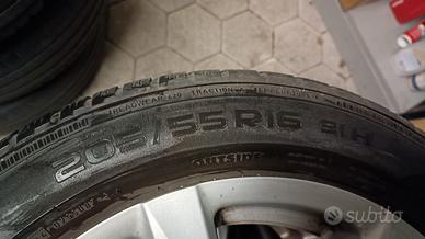 cerchi con gomme invernali Audi A3