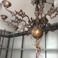 lampadario in bronzo 12 braccia