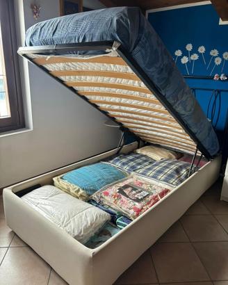 Letto singolo contenitore