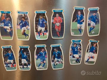 12 figurine magnetiche Italia Mondiali 2010