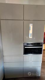 Dispensa cucina Ikea Voxtorp beige lucido