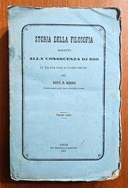 Storia Della Filosofia Risp. Alla Conoscenz Di Dio
