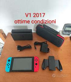 Nintendo Switch V1 2017  con accessori