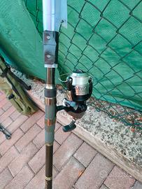 combo canna carpfishing telescopicapiù mulinello 