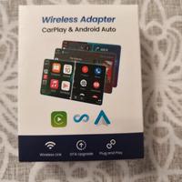 Adattatore 2-in-1 Wireless CarPlay & Android Auto