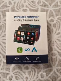 Adattatore 2-in-1 Wireless CarPlay & Android Auto