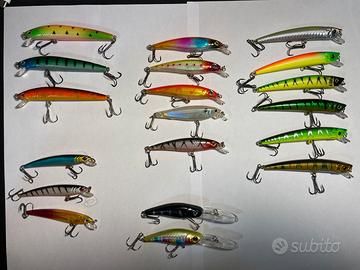 artificiali (minnow/jerk/shad 8-4gr 9/7cm)