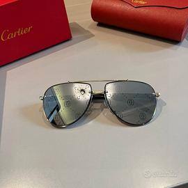 Occhiali da sole Cartier Nero/Grigio