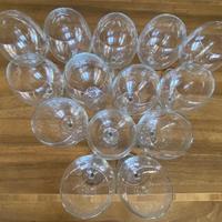 14 Calici cristallo per vino rosso