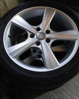 CERCHI + PNEUMATICI AUDI/VW DA 17" 
