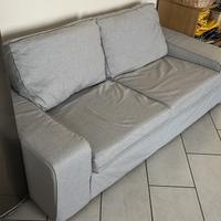Divano 2 posti Ikea con Pouf