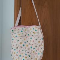 Borsa in tessuto trapuntato