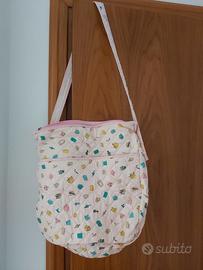 Borsa in tessuto trapuntato