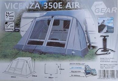 Veranda camper - roulotte gonfiabile