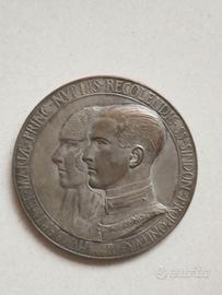 Medaglia di Pio XI - Matrimonio Principe Umberto