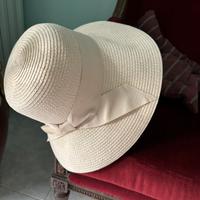 Cappello donna estivo color panna