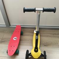 skate + monopattino 3 ruote