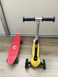 skate + monopattino 3 ruote