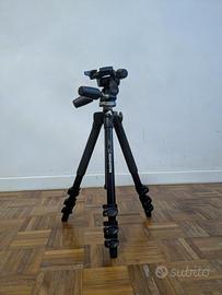 Treppiede Manfrotto 290 con testa 3 movimenti SE