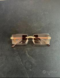 Occhiali da sole quadrati unisex Vintage