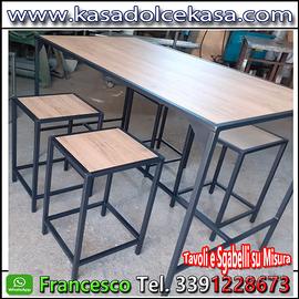 set birreria in ferro tavoli e panche