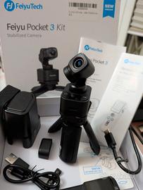 Videocamera Feiyu Pocket 3 Kit completo 