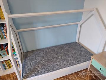 Letto montessoriano + materasso