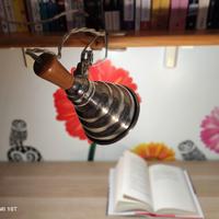 lampada con morsetto