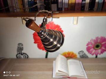 lampada con morsetto