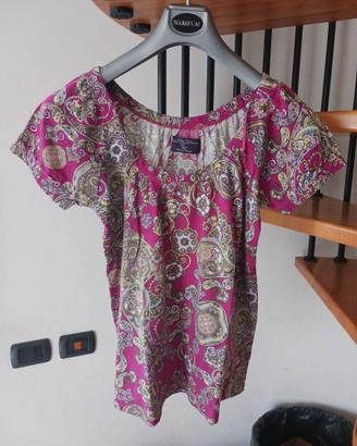 Top fantasia amaranto Zara tg. L
