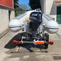 Gommone + carrello + motore