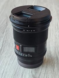 Obiettivo Viltrox 16mm 1.8 per Sony E - ultra wide