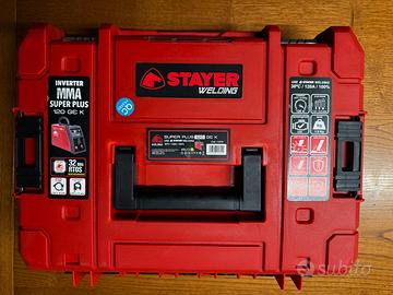 Saldatrice STAYER SUPER PLUS 120 GE K + accessori