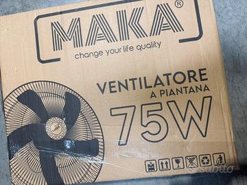 MAKA Ventilatore a Piantana Potente