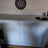 Bancone con vetrina orizzonale negativa