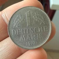 Moneta 1 Deutsche Mark 1972 F - Germania