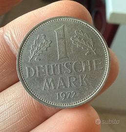 Moneta 1 Deutsche Mark 1972 F - Germania