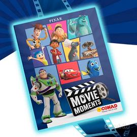 Album Pixar movie moments Conad, figurine, libro