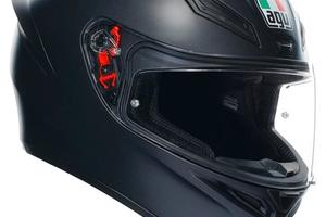 CASCO INTEGRALE AGV K1 S NERO ECE 22.06 RACING SPO