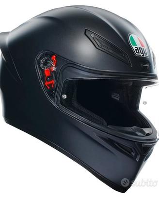 CASCO INTEGRALE AGV K1 S NERO ECE 22.06 RACING SPO