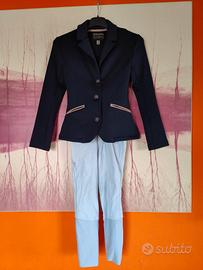 Completo concorso equestre giacca + pantaloni  11Y