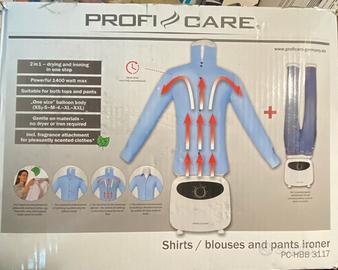 Profi Care Stira camice e pantaloni a vapore.