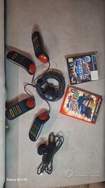 Gioco PS3 Buzz + Buzz musica  e comandi a filo PS3