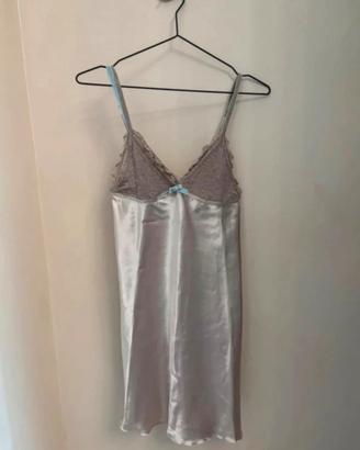 Sottoveste Intimissimi Seta e Pizzo Avorio