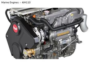 Motore per barca a vela Yanmar 4JH110 Nuovo
